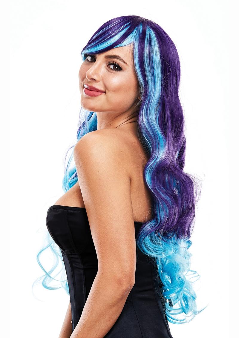 Ashley Wig - Blue/Purple