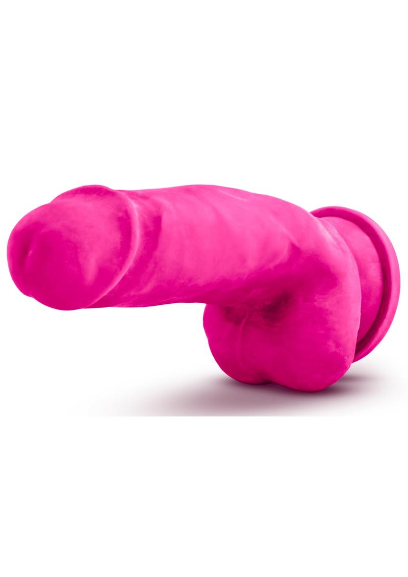 Au Naturel Bold Beefy Dildo with Suction Cup - Pink - 7in