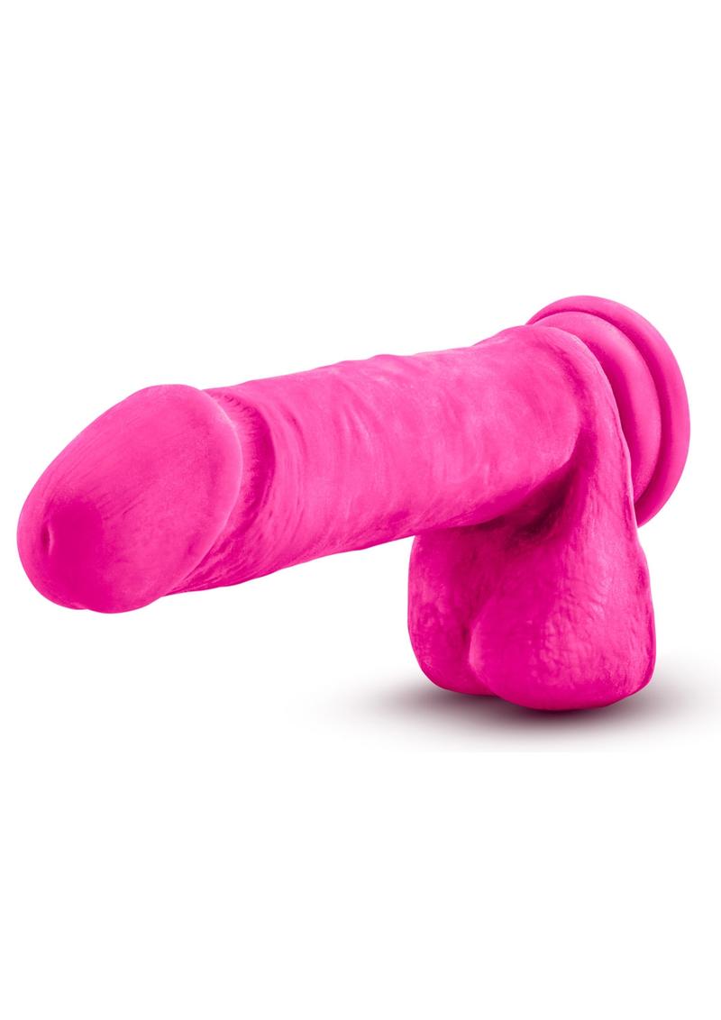 Au Naturel Bold Hero Dildo with Suction Cup - Pink - 8in