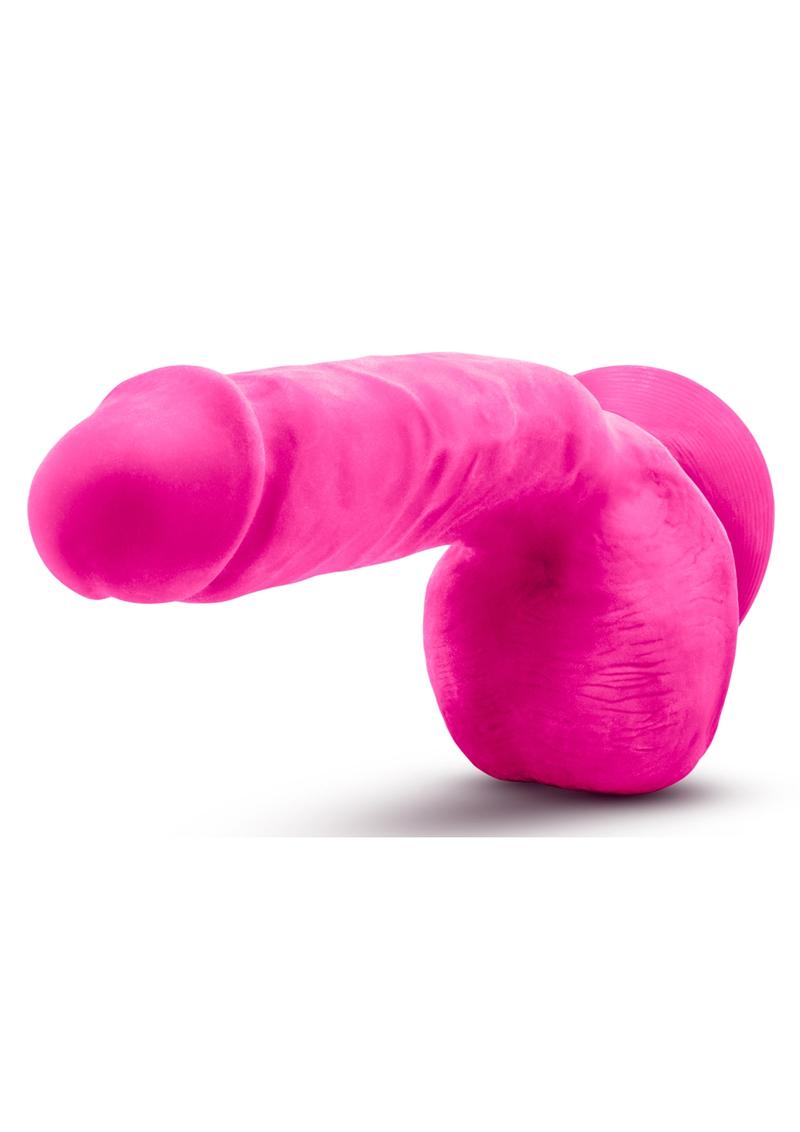 Au Naturel Bold Pound Dildo with Suction Cup - Pink - 8.5in