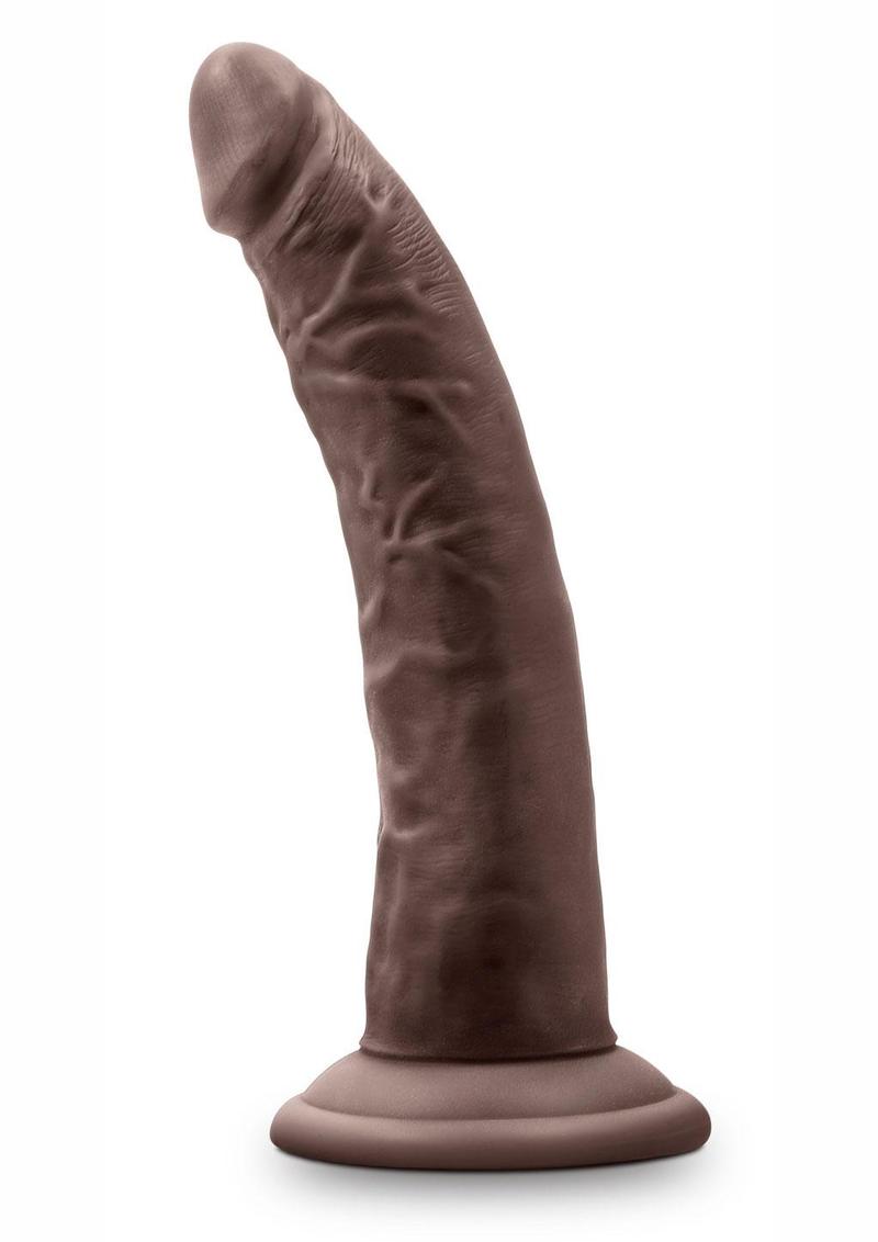 Au Naturel Jack Dildo with Suction Cup - Chocolate - 7in
