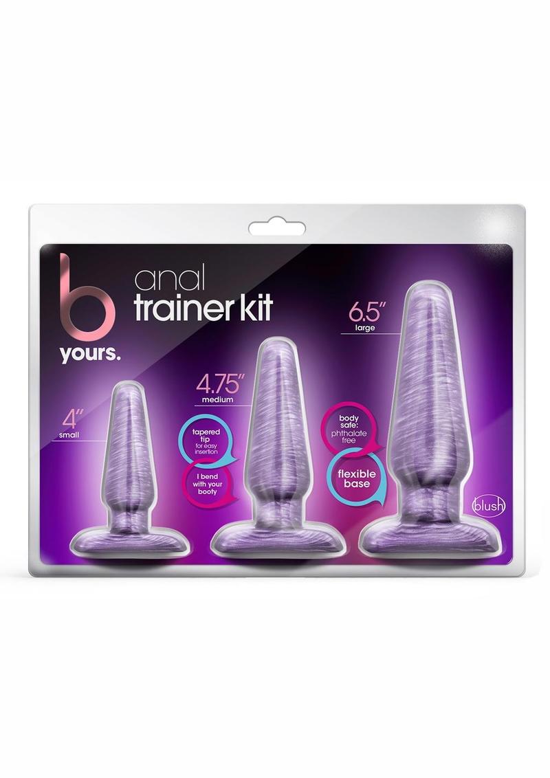 B Yours Anal Trainer Kit - Purple Swirl - Purple