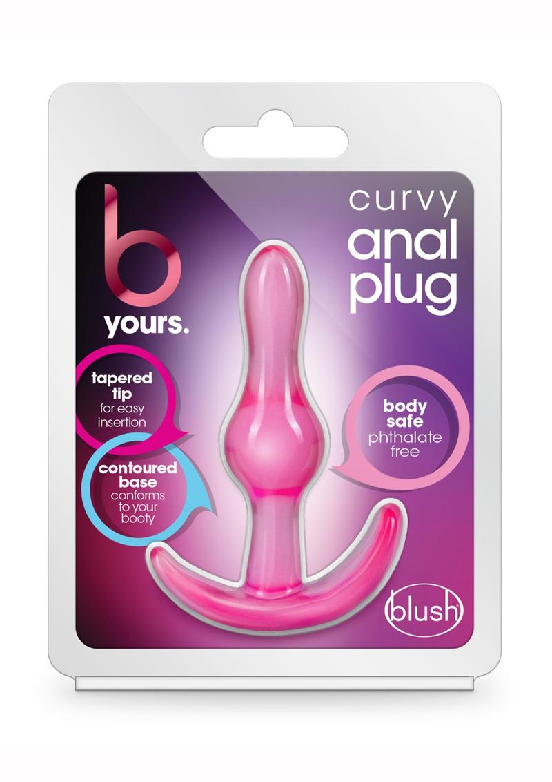 B Yours Curvy Butt Plug - Pink