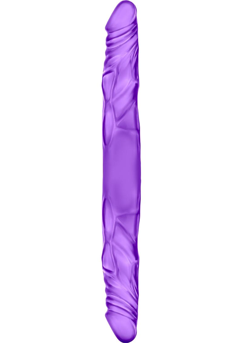 B Yours Double Dildo - Purple - 14in