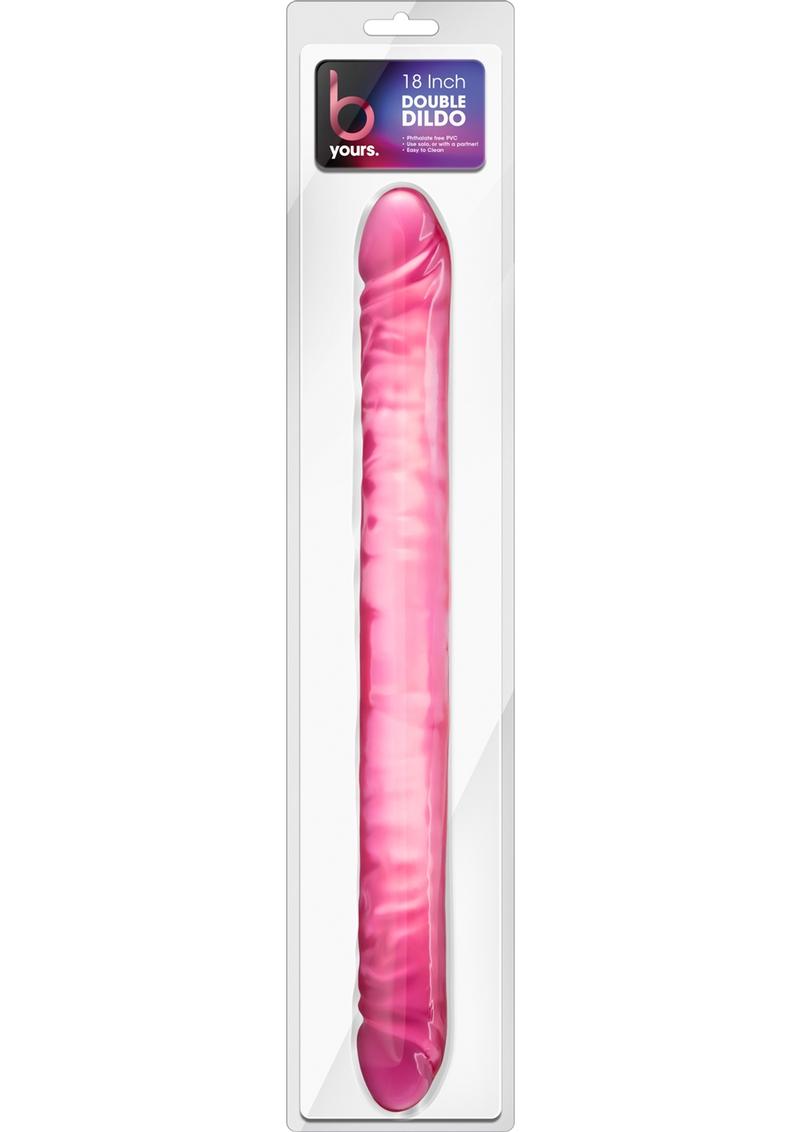 B Yours Double Dildo - Pink - 18in