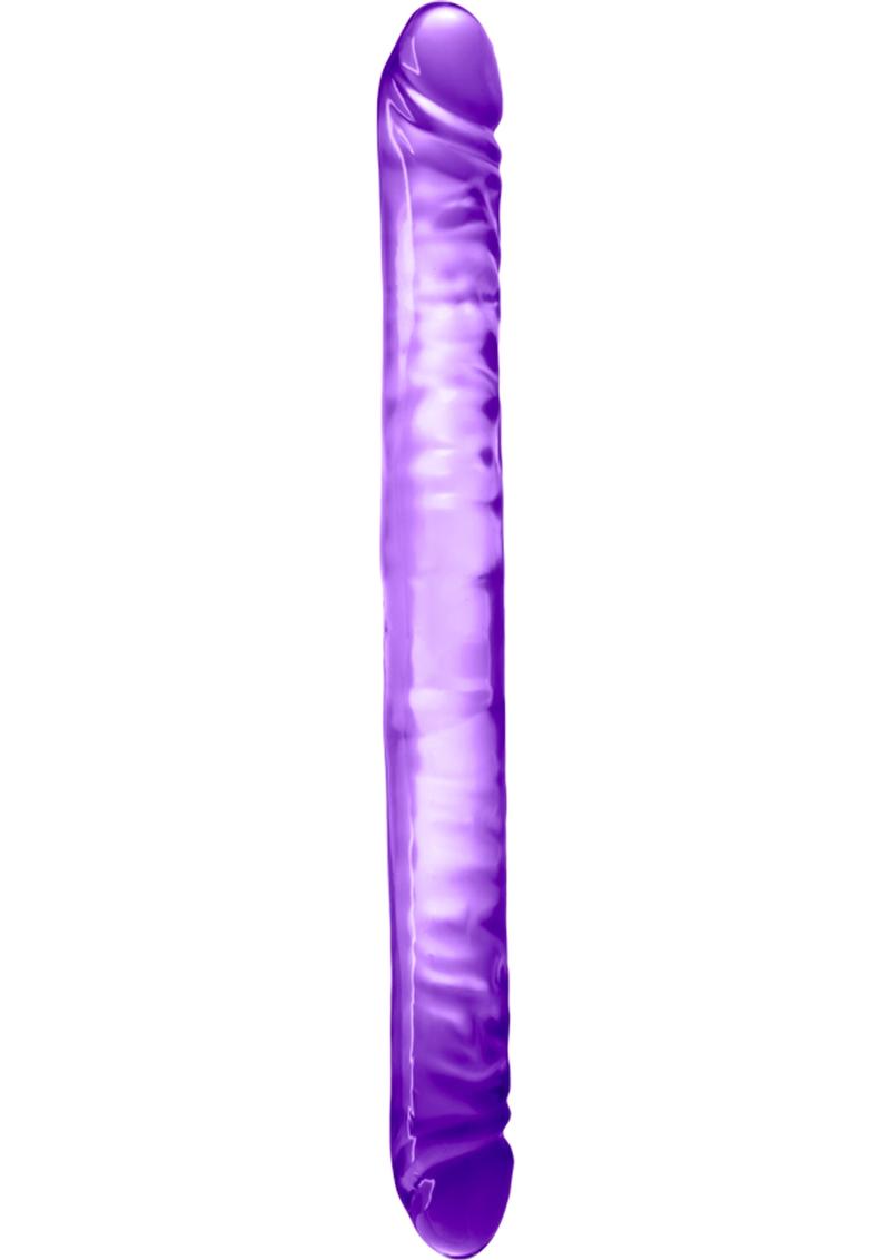 B Yours Double Dildo - Purple - 18in