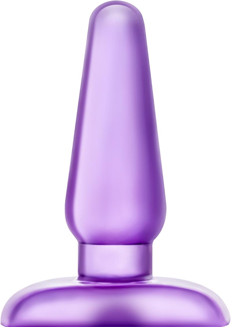 B Yours Eclipse Pleaser Butt Plug - Purple - Medium