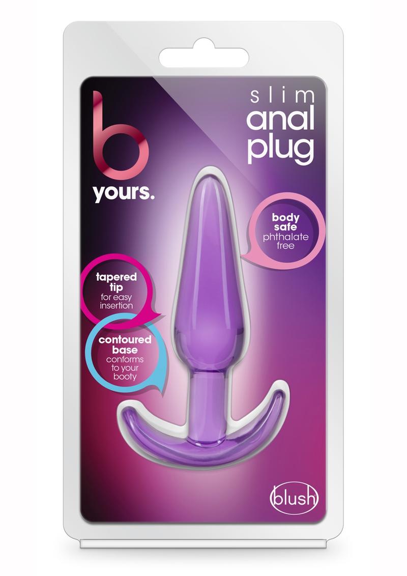 B Yours Slim Butt Plug - Blue/Purple