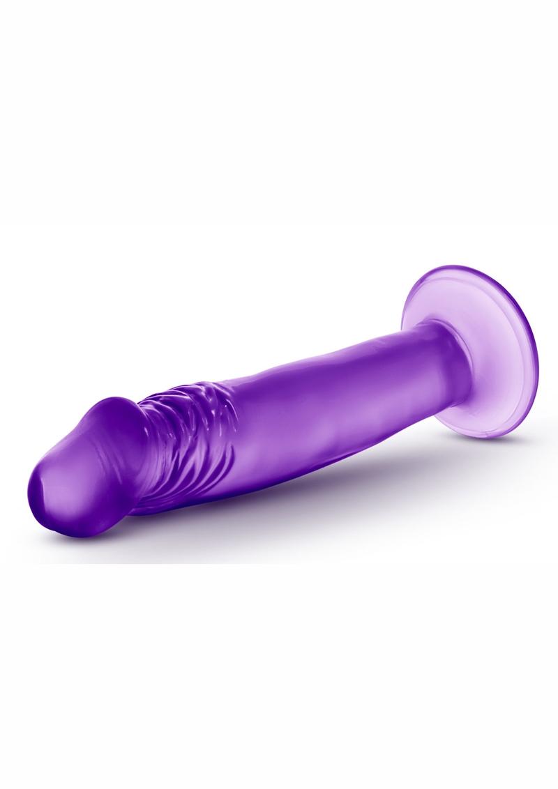 B Yours Sweet N' Small Dildo with Suction Cup - Purple - 6in