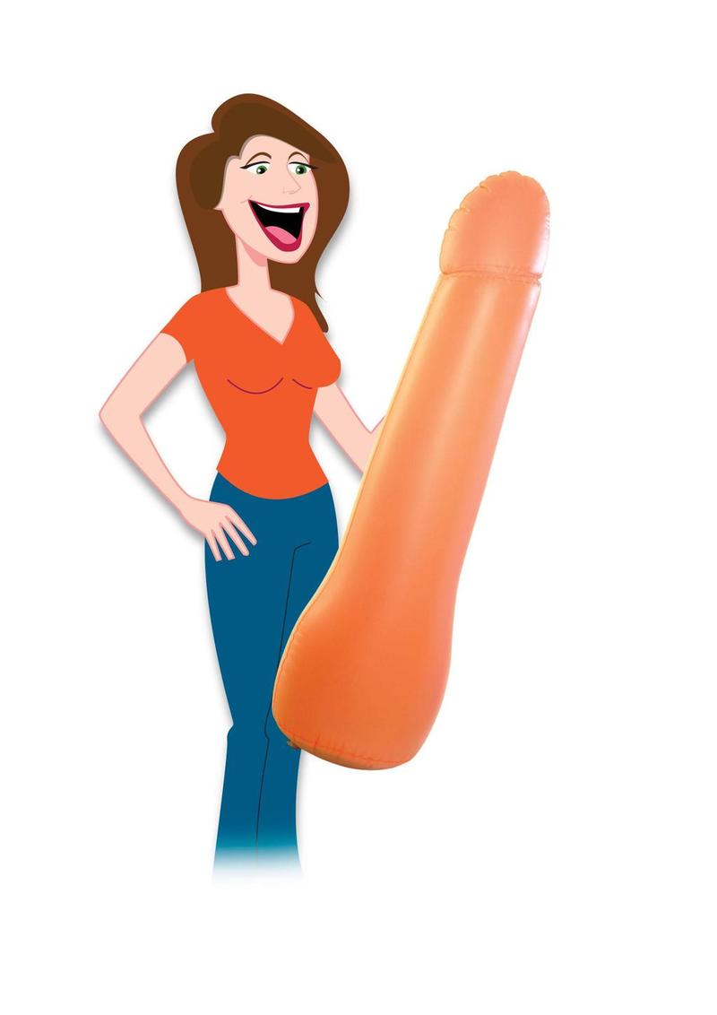 Bachelorette Party Favors Captain Pecker The Inflatable Party Pecker - Vanilla