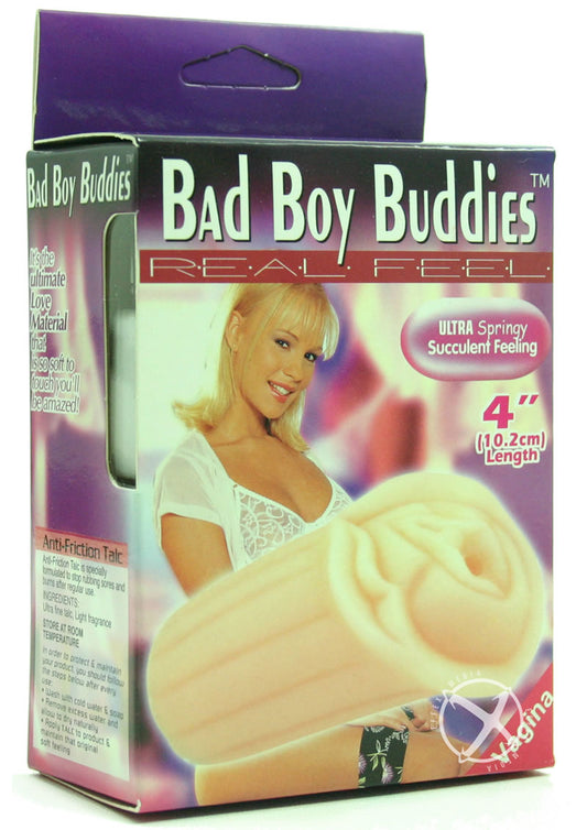 Bad Boy Buddies Real Feel Masturbator - Vagina - Vanilla