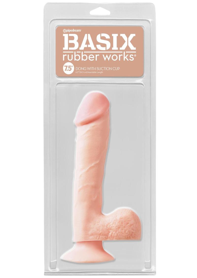 Basix Dong Suction Cup - Vanilla - 7.5in