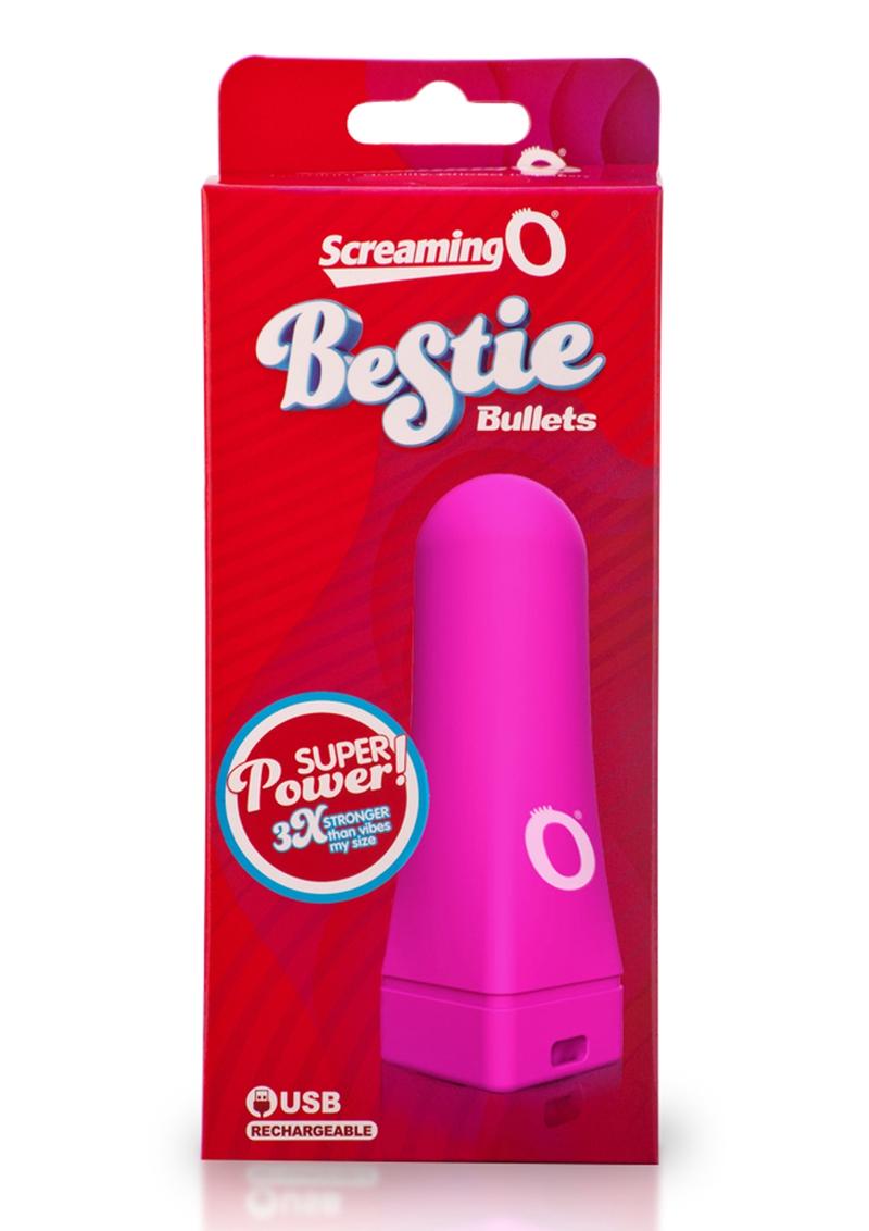Bestie Bullet USB Rechargeable Waterproof - Pink