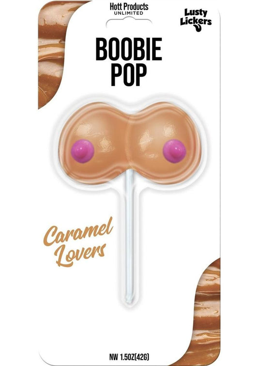 Bobbies Pop Caramel Lovers Lollipop