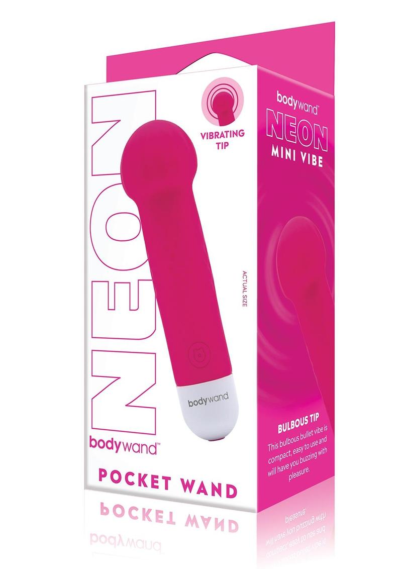 Bodywand Mini Pocket Wand - Neon Pink/Pink