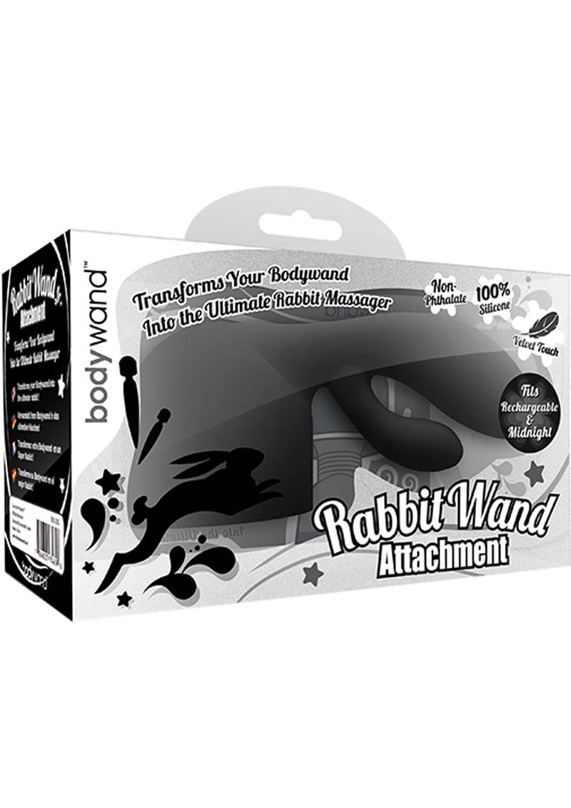 Bodywand Recharge Rabbit Attachment - Black