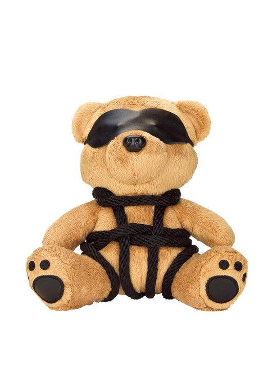 Bondage Bearz Bound Up Billy Stuffed Animal - Black/Brown