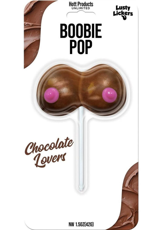 Boobies Pop Chocolate Lovers Lollipop - Chocolate