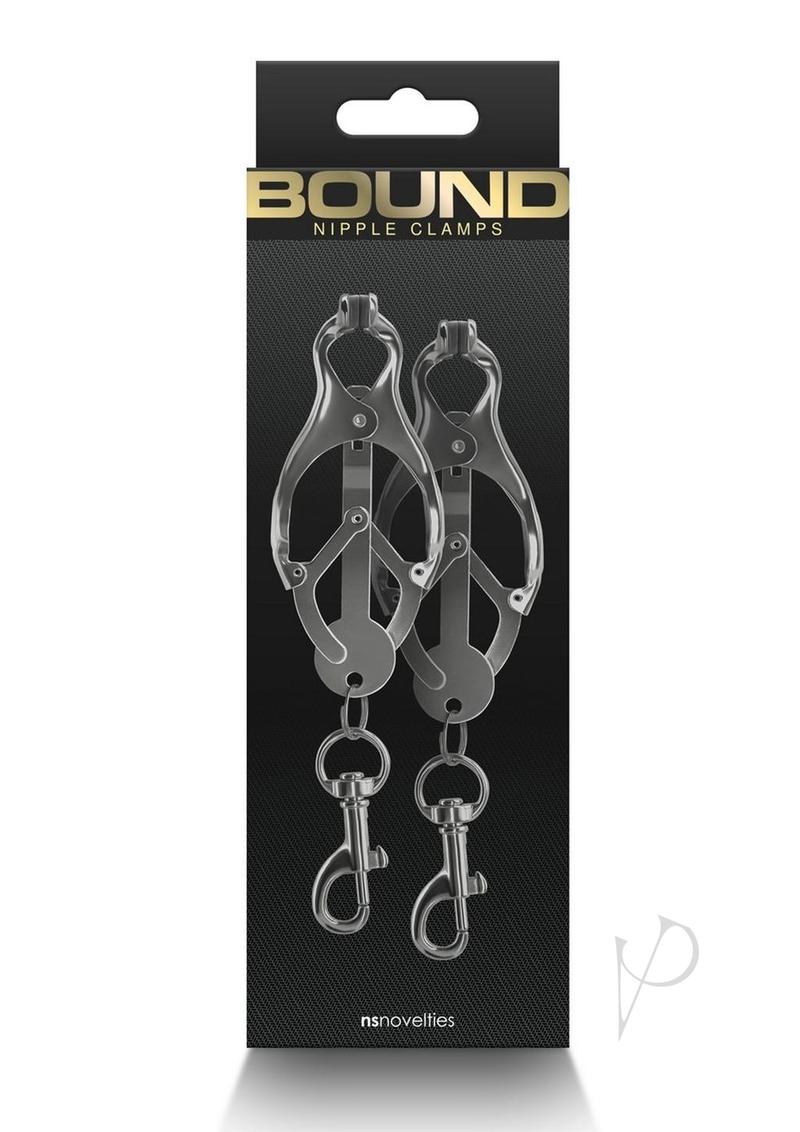 Bound Nipple Clamps C3 - Gray/Grey/Gun Metal/Metal