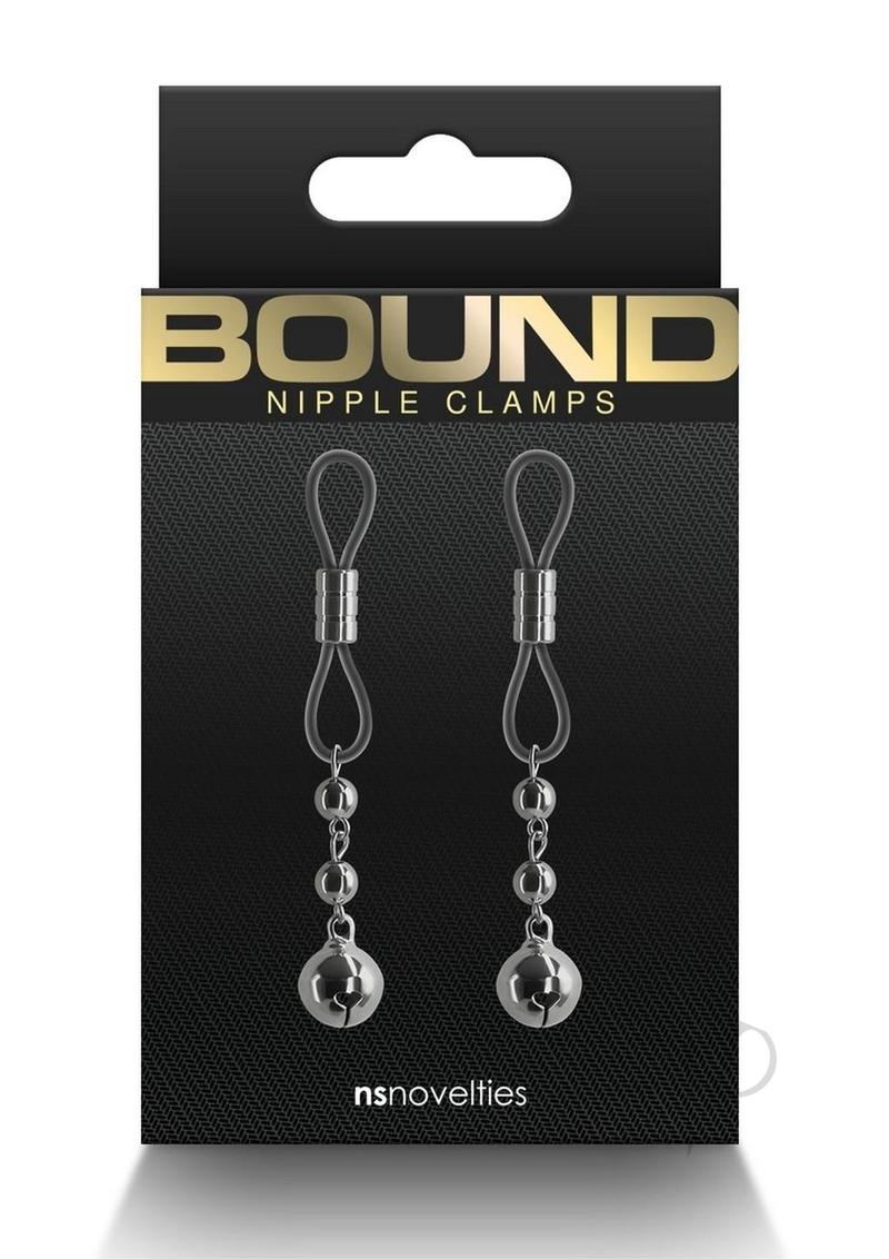 Bound Nipple Clamps D1 - Gray/Grey/Gun Metal/Metal