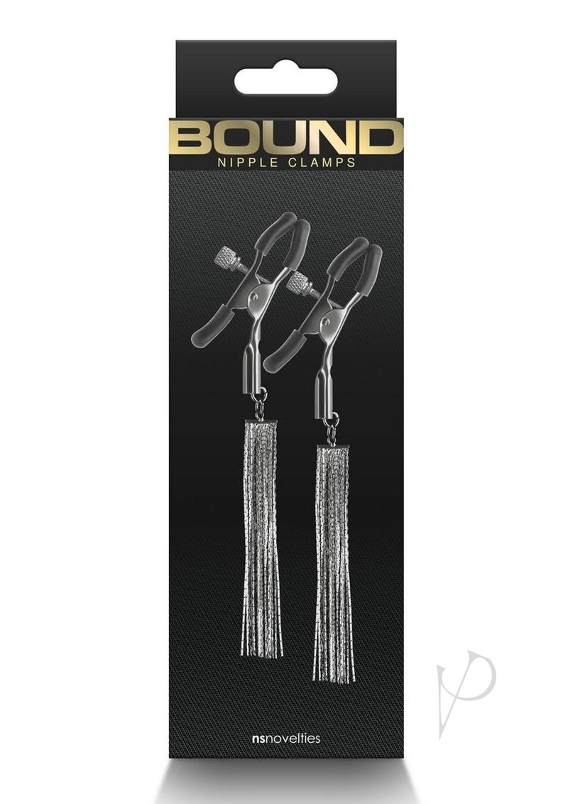 Bound Nipple Clamps D2 - Gray/Grey/Gun Metal/Metal