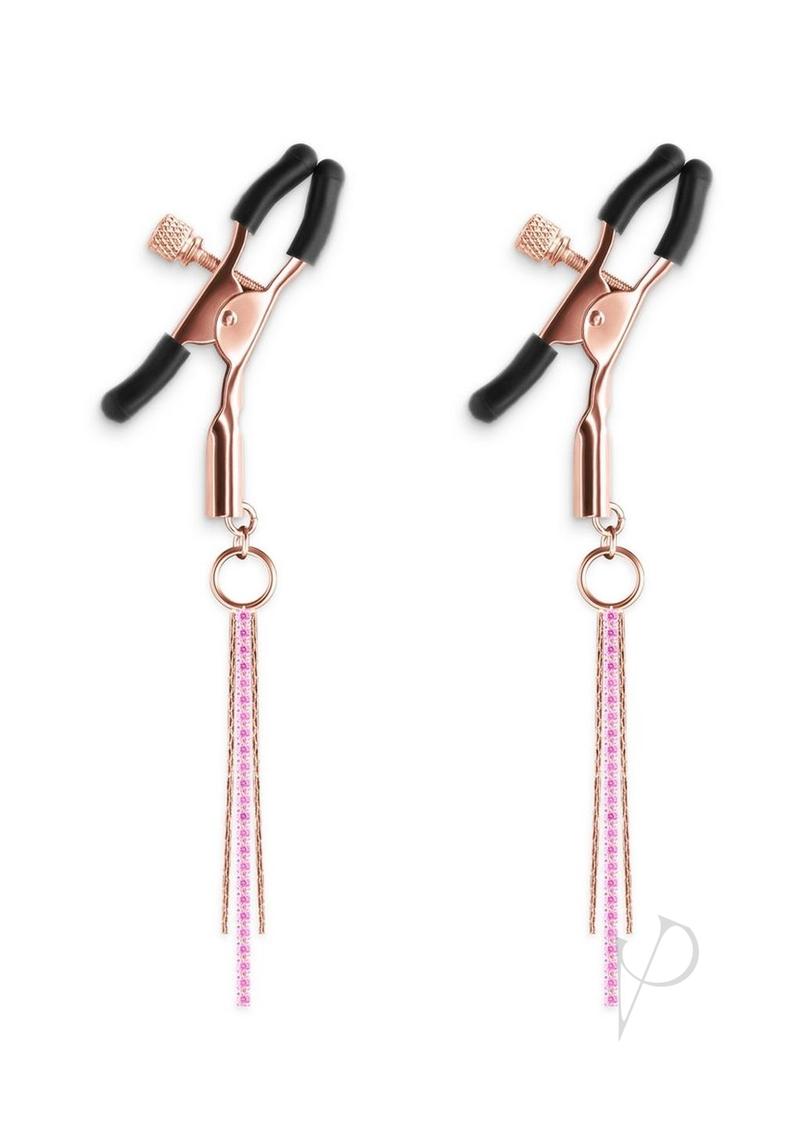 Bound Nipple Clamps D3 - Metal/Rose Gold