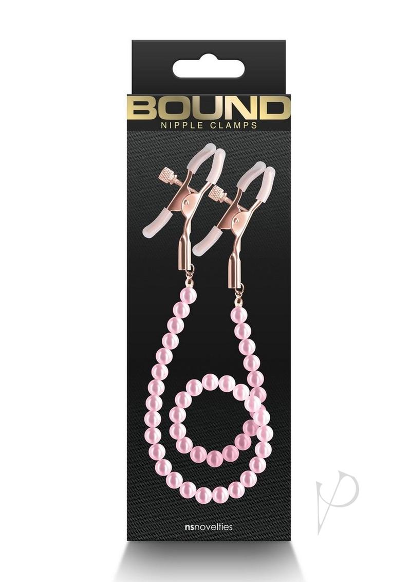 Bound Nipple Clamps Dc1 - Metal/Pink/Rose Gold