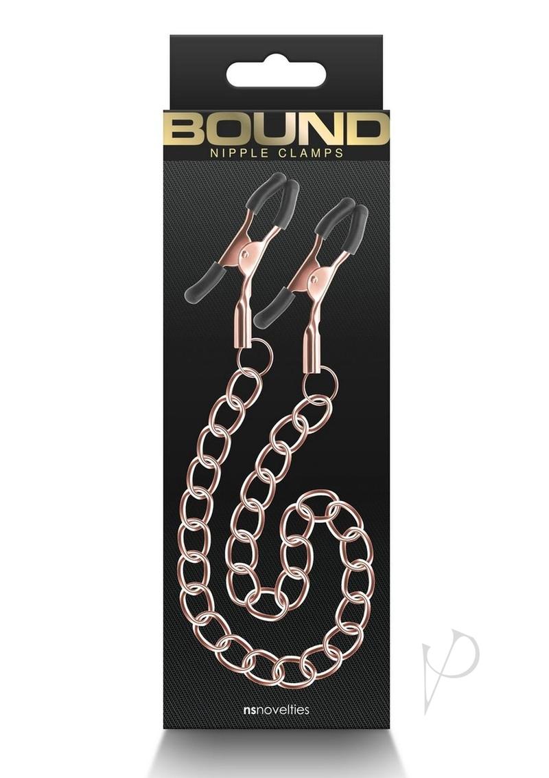 Bound Nipple Clamps Dc2 - Metal/Rose Gold