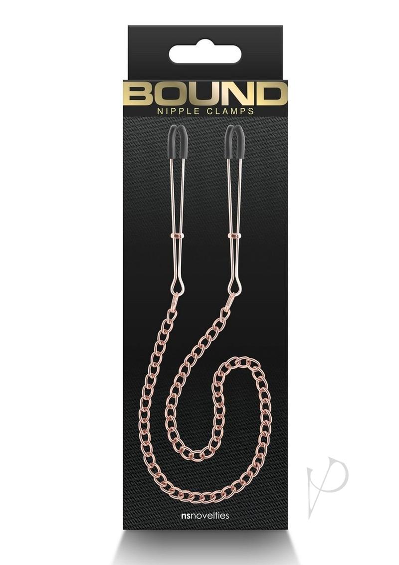 Bound Nipple Clamps Dc3 - Metal/Rose Gold