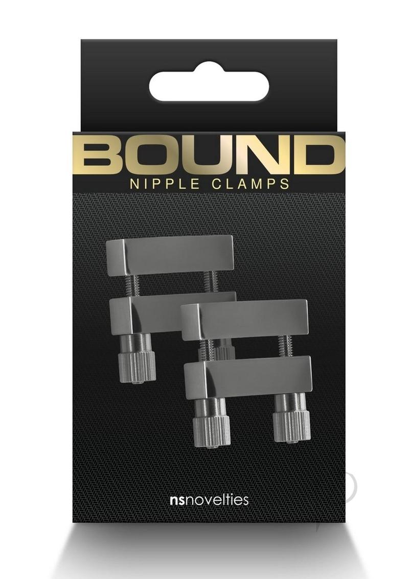 Bound Nipple Clamps V1 - Gray/Grey/Gun Metal/Metal