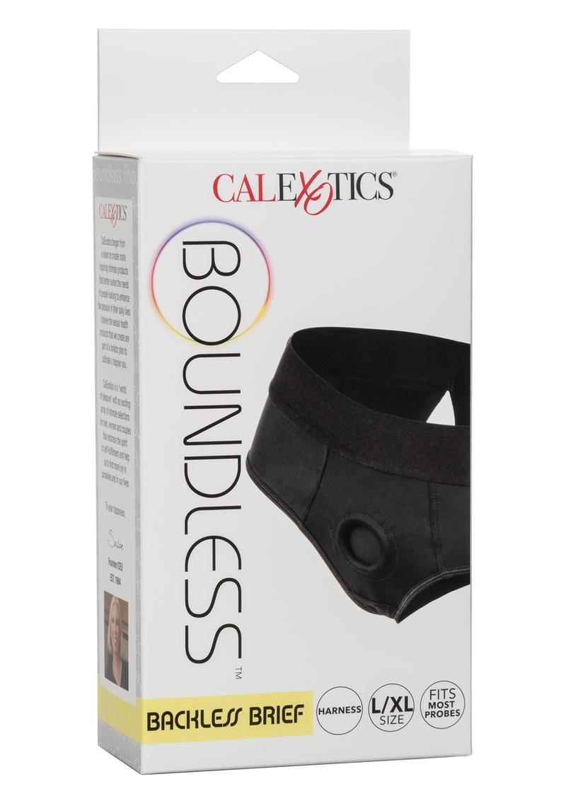 Boundless Backless Brief Harness - Black - Large/XLarge