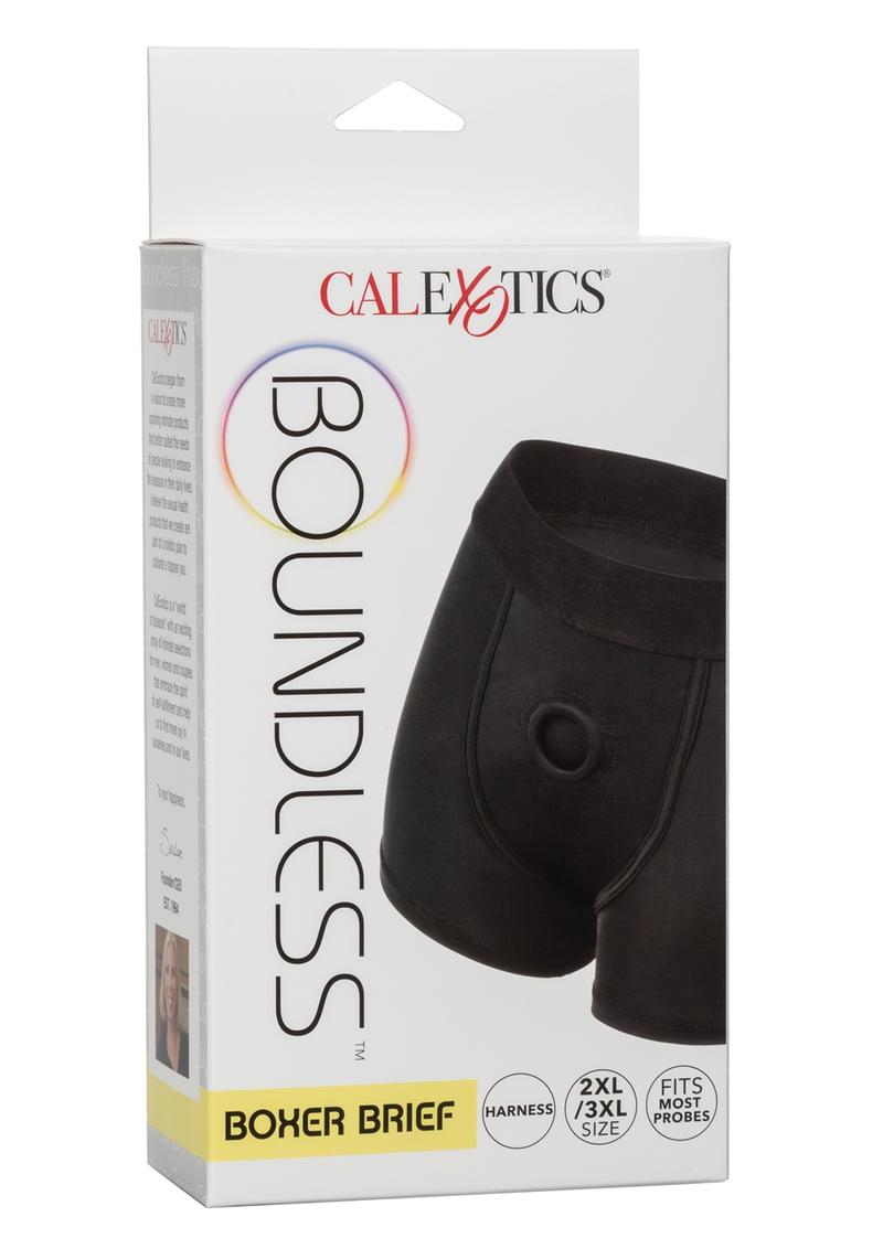 Boundless Boxer Brief Harness - Black - 3XLarge/XXLarge