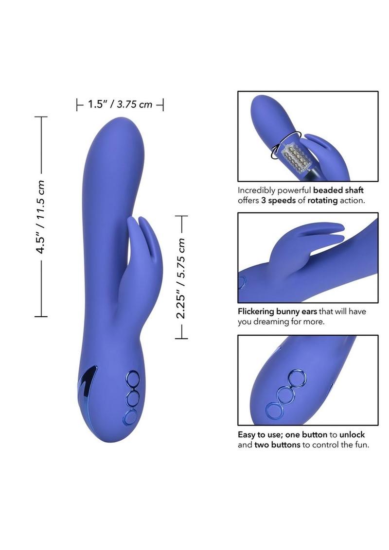 California Dreaming Beverly Hills Bunny Silicone USB Rechargeable Multifunction Waterproof