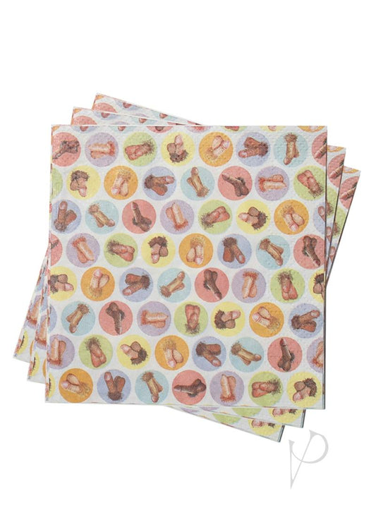 Candyprints Dirty Napkins Penis - 8 Per Pack
