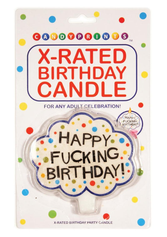 Candyprints X-Rated Birthday Candle