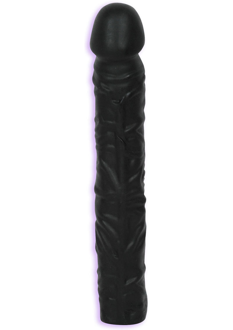 Classic Dildo - Black - 10in