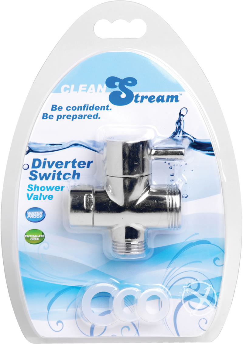 Cleanstream Diverter Switch Shower Valve - Metal/Silver