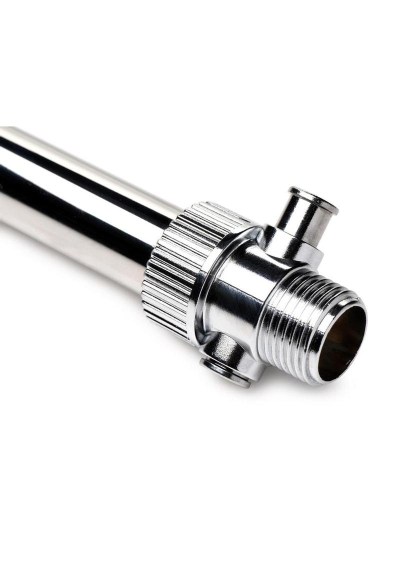Cleanstream Enema Nozzle Stainless Steel with Push Valve