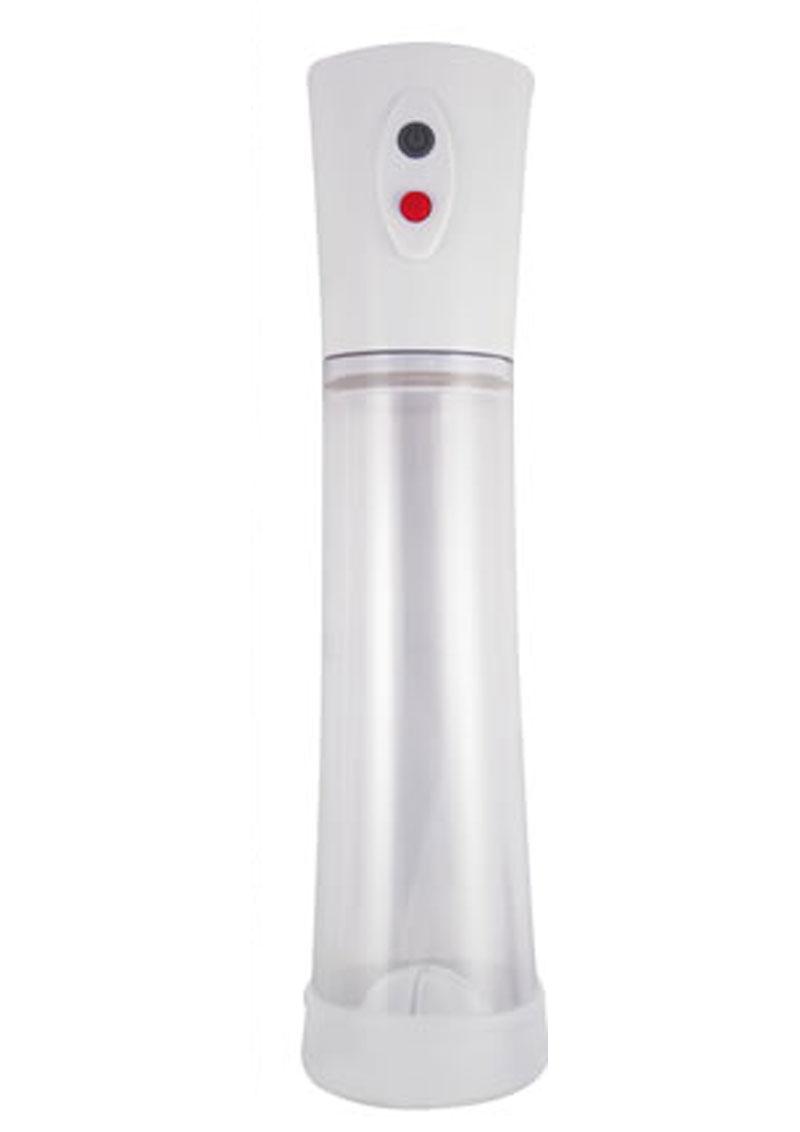 Commander Electric Rechargeable Penis Pump - Clear