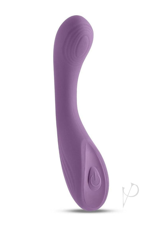 Desire Collection Pure Rechargeable Silicone Vibrator - Gray/Grey