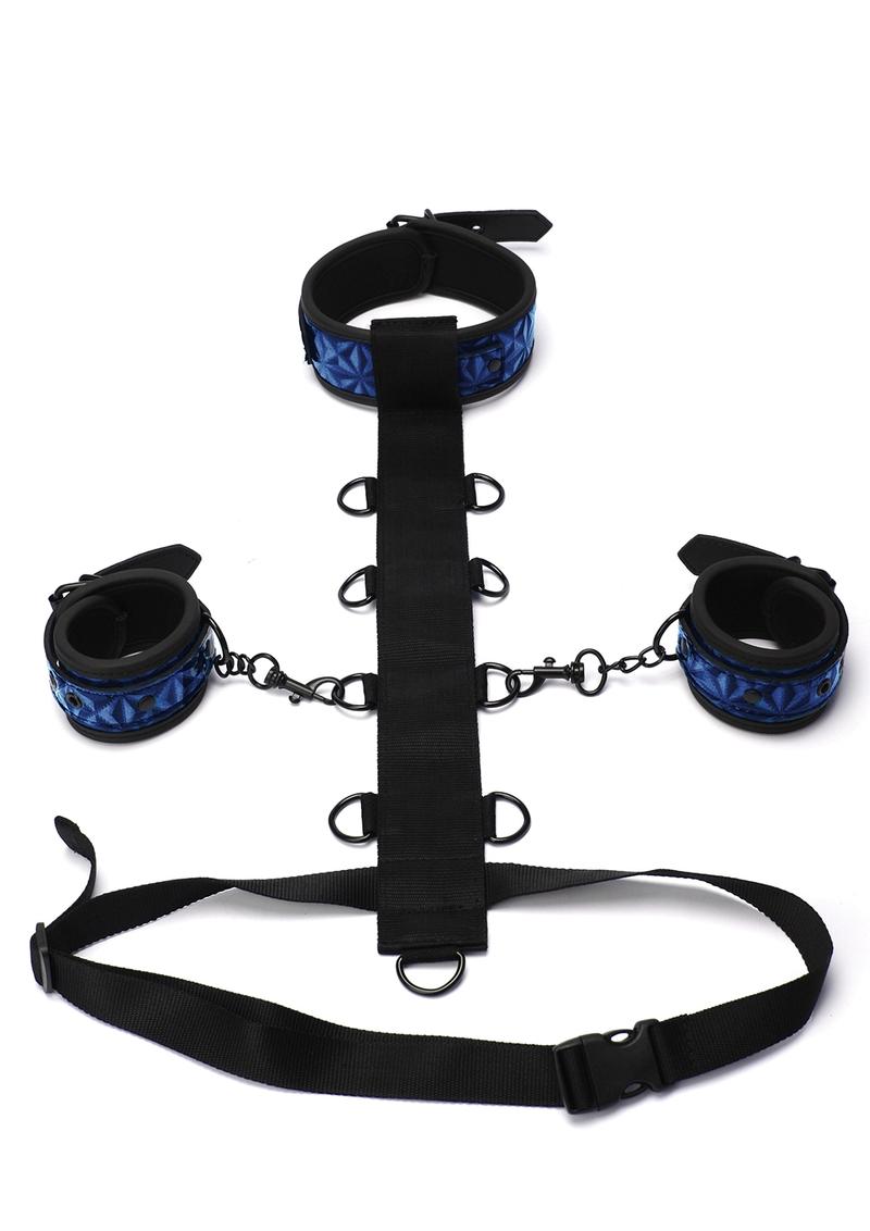 Diamond 3pc Adjustable Restraint - Blue - Set