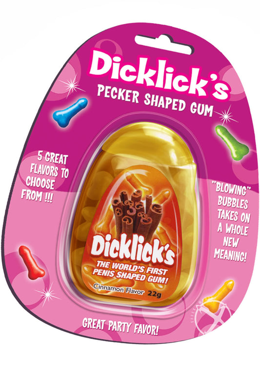 Dicklicks Pecker Shaped Gum - Cinnamon