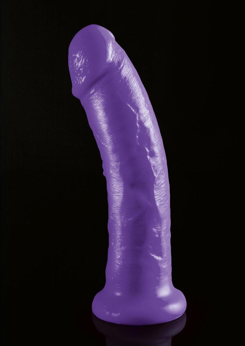 Dillio Realistic Dildo - Purple - 8in