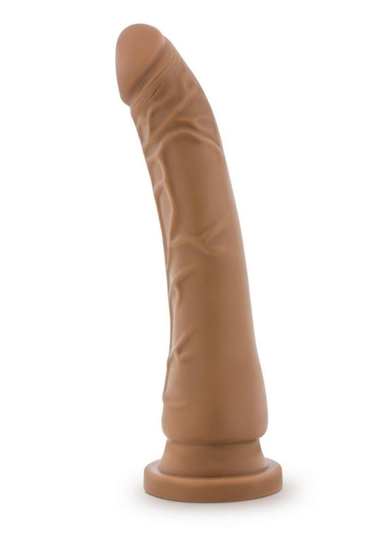 Dr. Skin Dr. Noah Silicone Dildo with Suction Cup - Caramel/Mocha - 8in