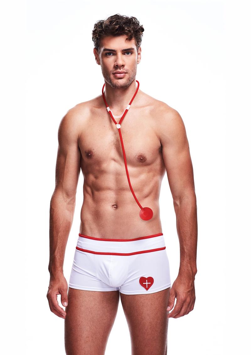 Envy 2pc Doctor Love - Red/White - Large/Medium - Set