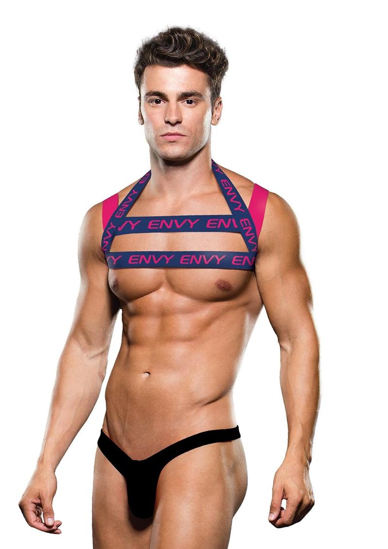 Envy Logo Harness - Blue/Pink - Large/XLarge