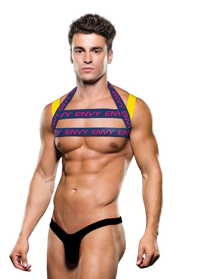 Envy Logo Harness - Blue/Yellow - Large/Medium