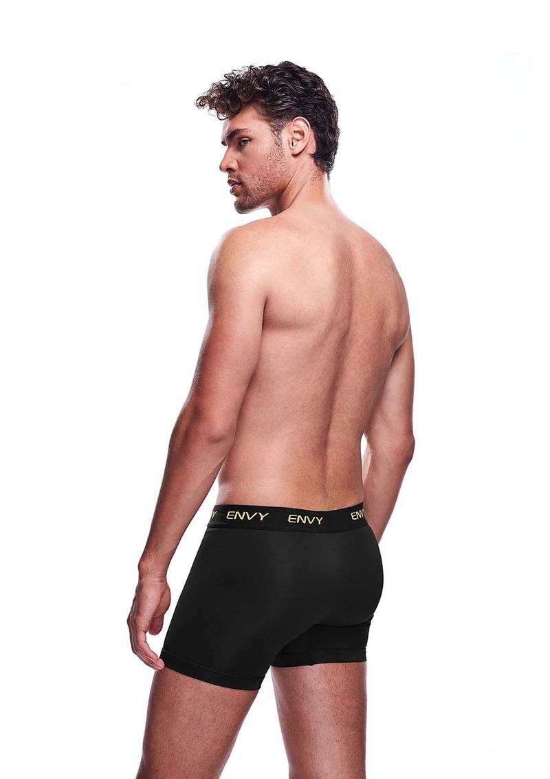 Envy Mesh Long Boxer - Black - Medium/Small