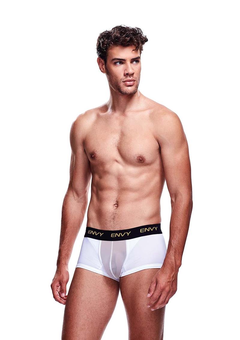 Envy Mesh Short Boxer - White - Large/XLarge