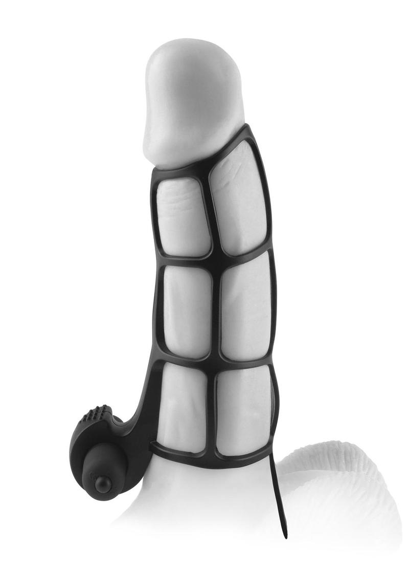 Fantasy X-Tensions Silicone Deluxe Power Vibrating Cock Cage